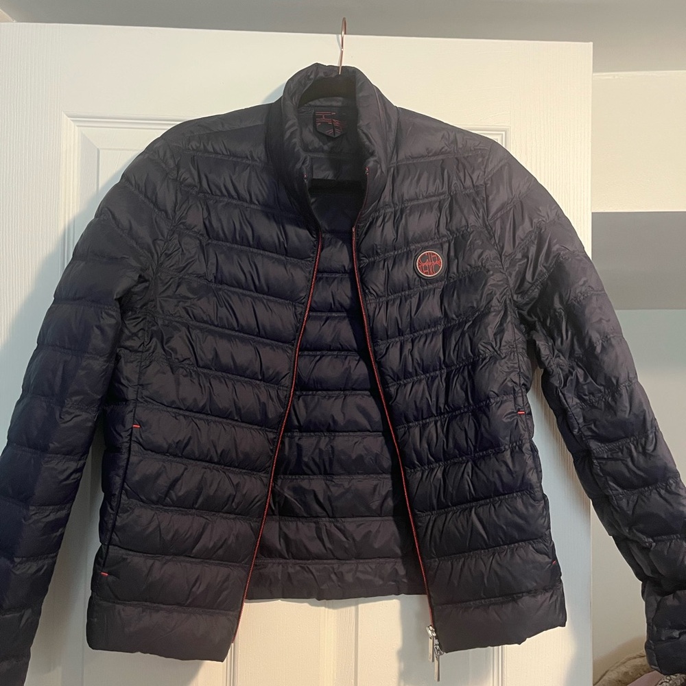 Men's Carolina Herrera Navy Blue Puffer Jacket